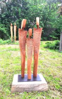 dřevěná socha - Rodinka 100cm 
