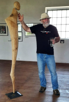 dřevěná socha - Strážce dub 210 cm, 18800,-