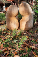 zahradní dřevěná socha - Miminka dub 80 cm, 16800,-